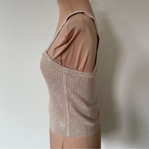 Ulla Johnson Giselle Oatmeal Beige Merino Wool Knit Square Neck Tank Top EUC S - Picture 4 of 11
